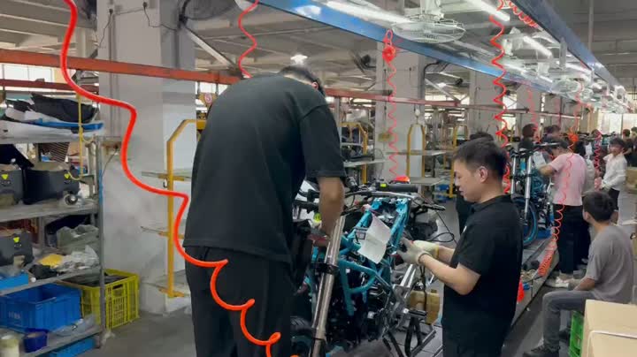 Motor assembly line video