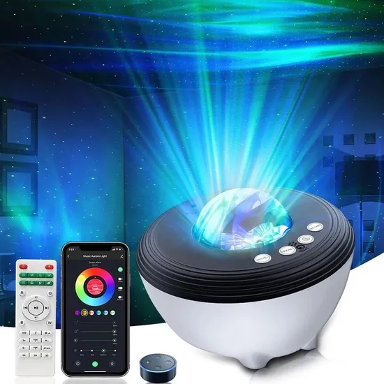 Aurora Star Projector Galaxy Projecor Lights for Bedroom, Wi -Fi Nebula Teto Projecor Night Light With Music Speaker1