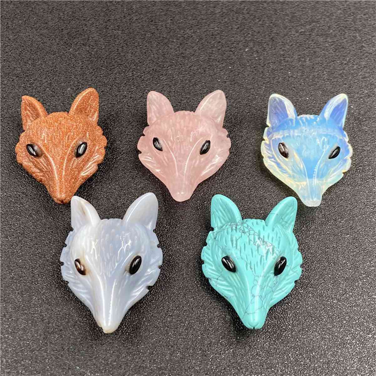 1.5INCH Fox head Pendant SP1168 (1)