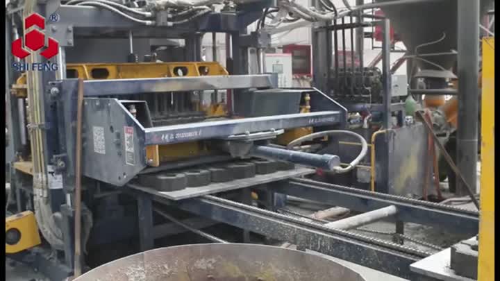 Producción de maquinaria para ladrillos de hormigón QT5.