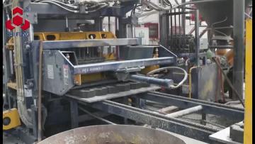 QT5 concrete brick machinery production