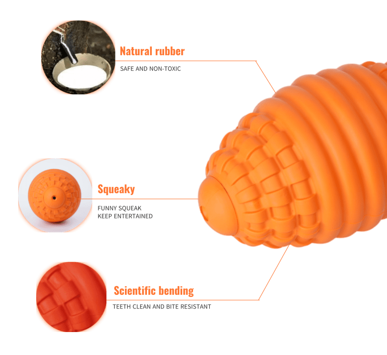 Squeaky Pet Rubber 