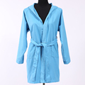Wholesale Custom Lightweight Microfiber Suede Bath Robe Absorbent Quick Dry1