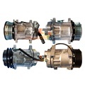 24V AC Compressor for HOWO Truck 7H13/SD7H13 7H14/SD7H14 - Air Conditioner Compressor for JCB/Kobelco Truck1