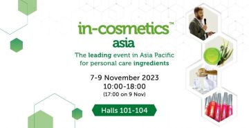 Účast na výstavě „In-Cosmetics Asia 2023“