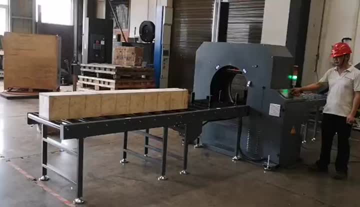 máquina de envolvimento automático