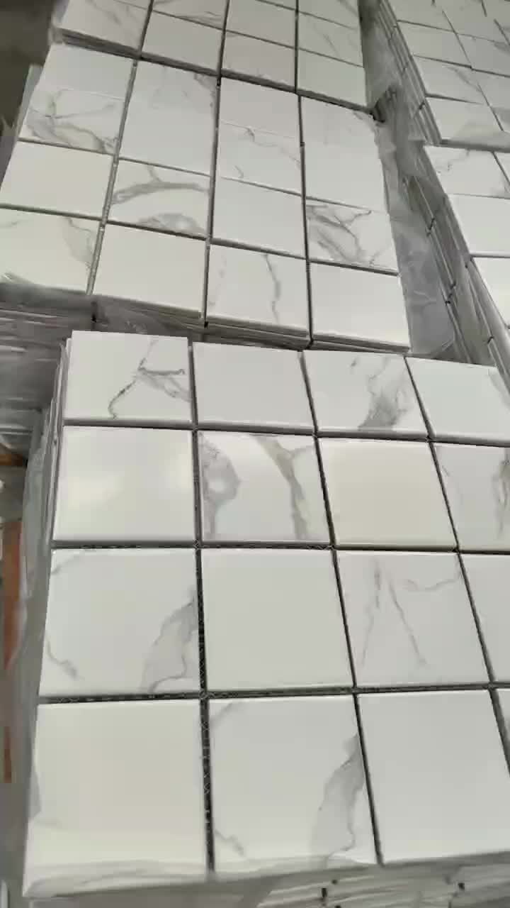 Porcelain mosaic tiles