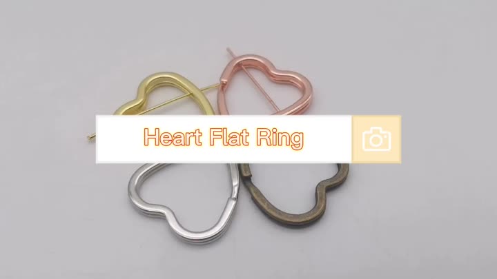 Herz flacher Ring