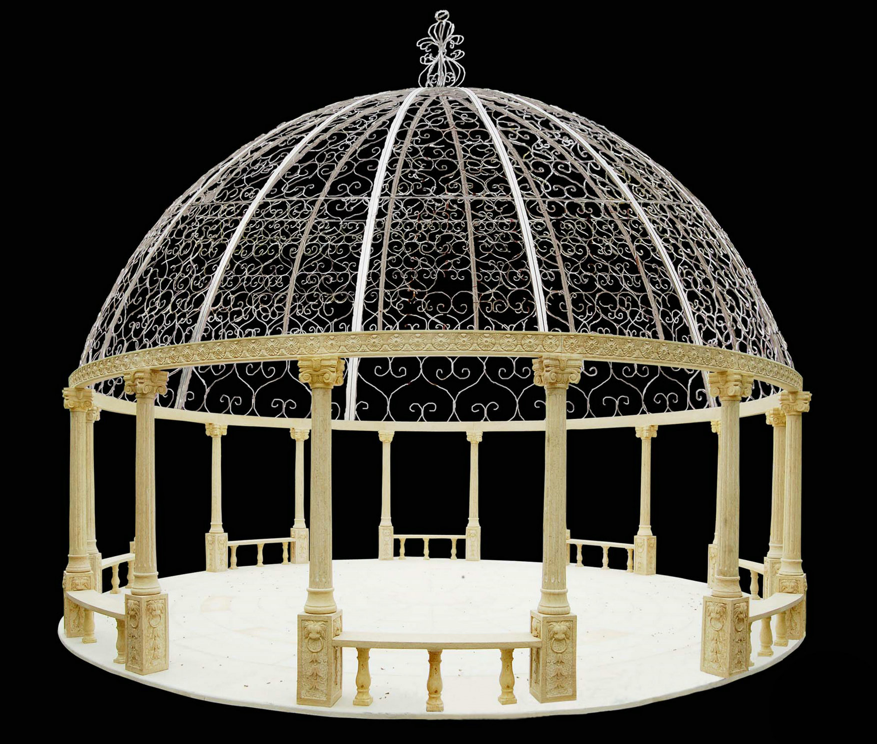 Elegant Luxury Marble Gazebo Pavilion for Ultimate Outdoor Sophistication