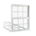 American Style UPVC Lift and Slide Sash Windows with Grill1