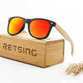 2025 Custom Logo Bamboo Wood Polarized Sunglasses CE1