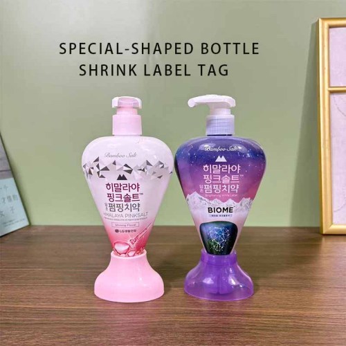Beverage Bottle Heat-Shrink Label Packaging