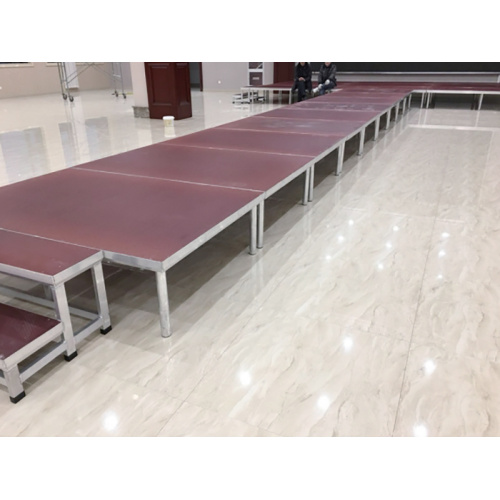 ¿Qué hace que la etapa de complemento de aleación de aluminio sea ideal para ensamblaje rápido y portabilidad?