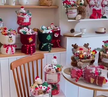 CSCC 2025 New Christmas Gift Bouquet Decorations 
