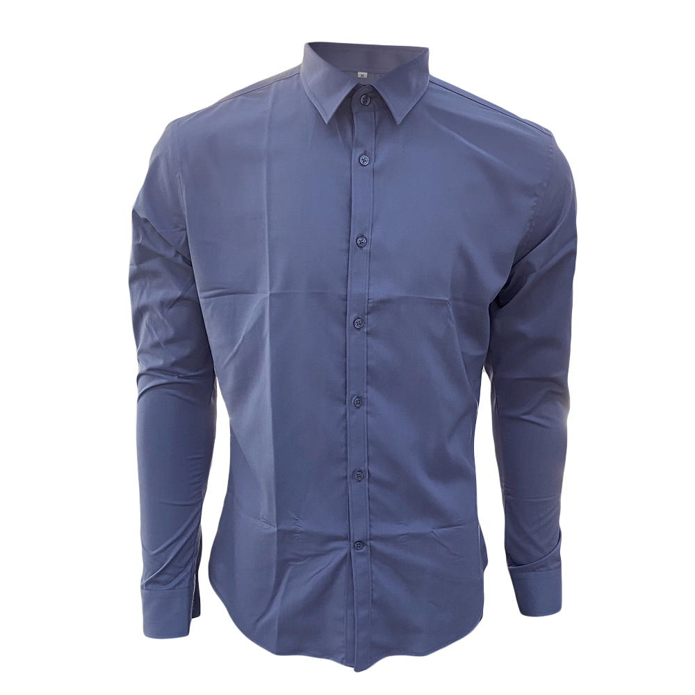 dark blue formal shirt