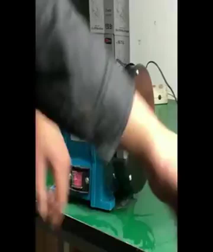 bench grinder using