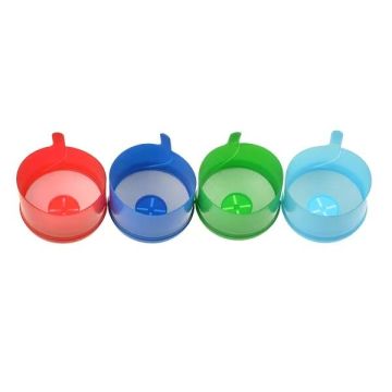 Plastic bottle cap for water dispenser bucket