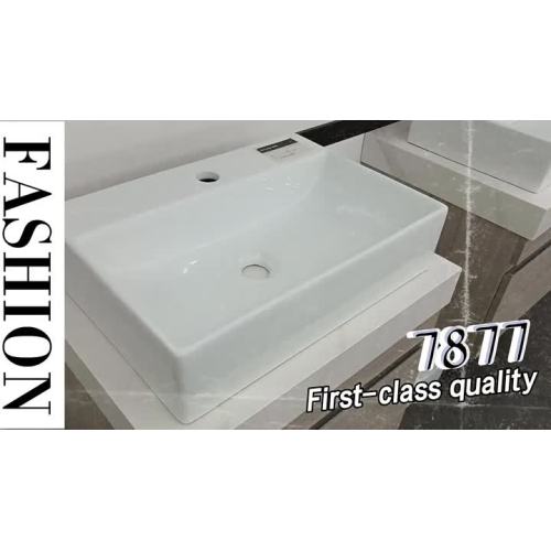 Counter top ceramic bath wash basin sink7877