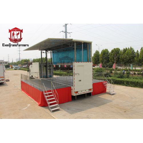 Mobile exhibition trailer  with LED Wall 