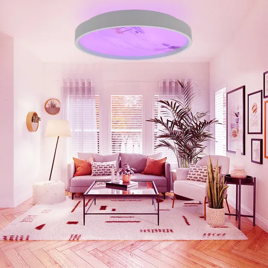 Luminária de teto LED elegante para espaços de vida modernos1