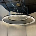 JC LIGHTING Postmodern Custom Handmade Rocket Crystal Chandelier1