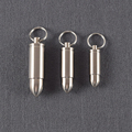 Portable Titanium Pill Holder Keychain - Custom Shot Shape, Waterproof and Travel-Friendly1