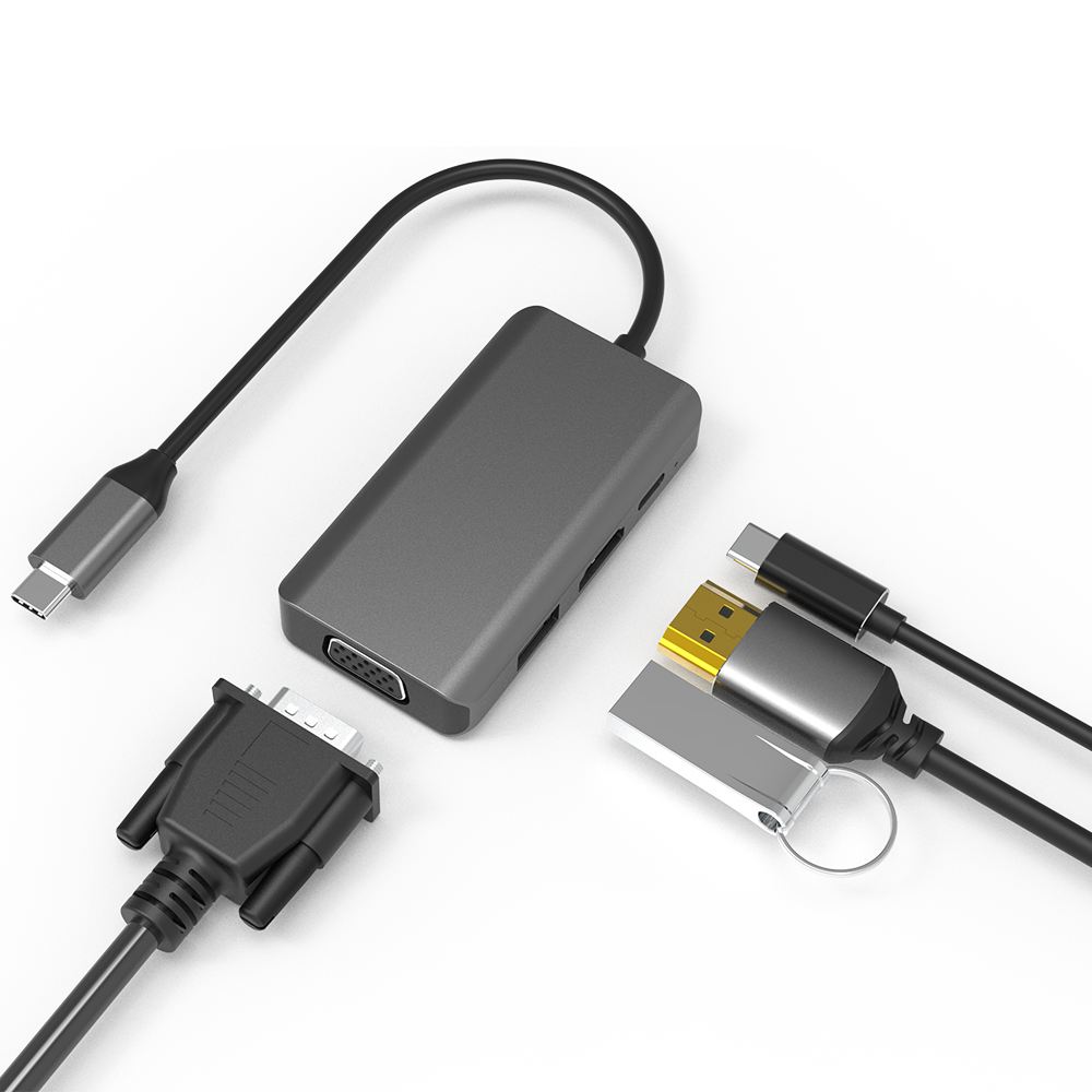 C01B 4 em 1 Estação de ancoragem USB HDMI