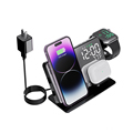 15W Wireless Charger Digital Alarm Clock with LED Display and Temperature Sensor1