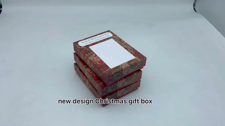 Custom new design christmas gift box