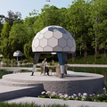 Modern Luxury Glamping Tent with Igloo Dome House for Sale1