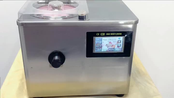 Máquina de sorvete dura do freezer em lote