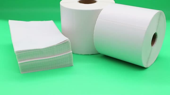 Waterproof adhesive paper roll for express waybill