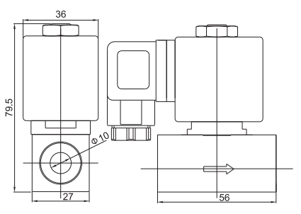 1/8'' 1/4'' 3/8'' Brass Electric Solenoid Valve 2 Way Normally Closed 24V 220V 4