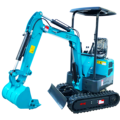 Chinese 1 Ton Hydraulic Crawler Mini Excavator Factory1