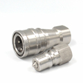 KZF 1/4 Inch ISO 7241 Series B Stainless Steel Pneumatic Quick Disconnect Fittings for Carpet Cleaning and Water Hose: The Ultimate Solution for Efficient Plumbing Needs1