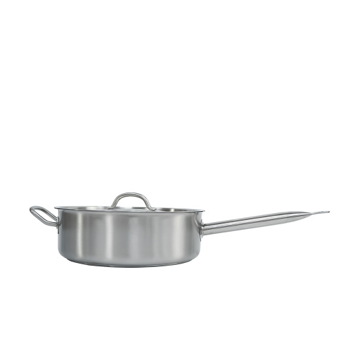 Stainless steel small saucepan with handle