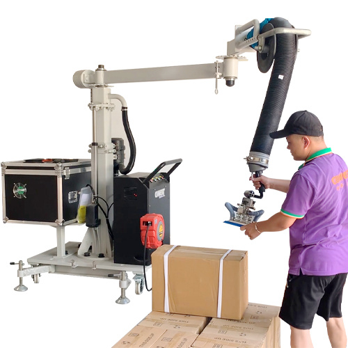 Introducing the Cowest Vacuum Tube Lifter with self-propelled folding crane: Revolutionizing Product Handling