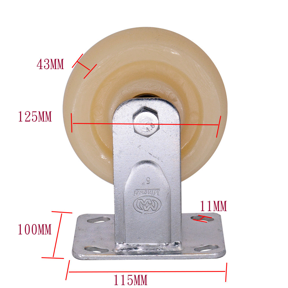 5 Inch Fixed Pp Caster