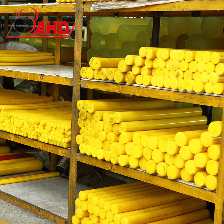 90A Custom polyurethane product Rubber PU mold springs Polyurethane rod pu bar
