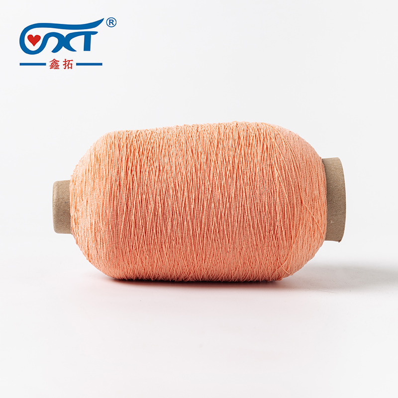 Custom colors Polyester Rubber Covered Yarn Natural Rubber Thread Yarn for Socks