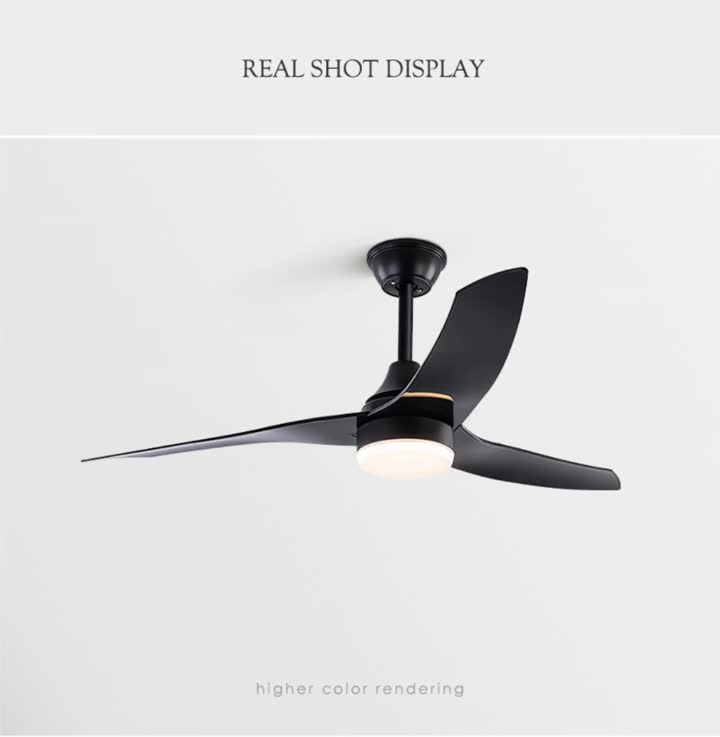 Молчаливый энергосберегающий потолочный вентилятор со светом