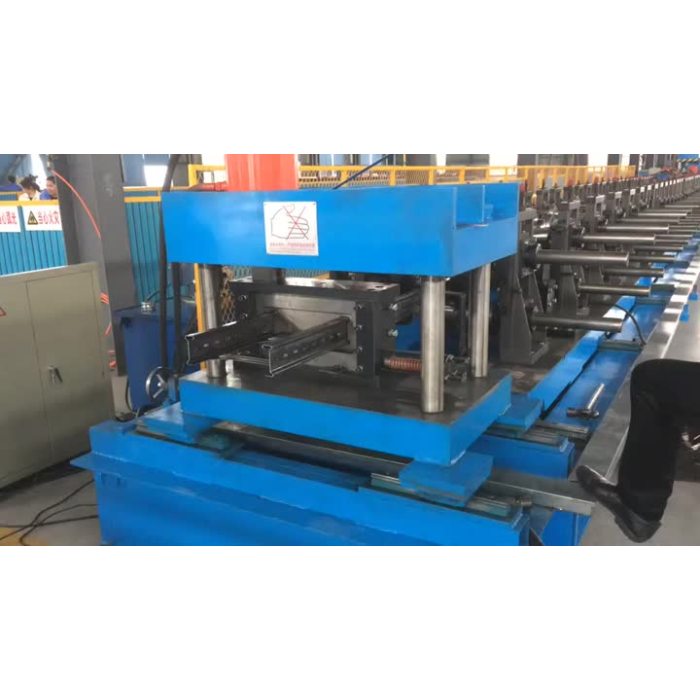 Automatic Adjustable Through shaft Cable tray Machine.mp4