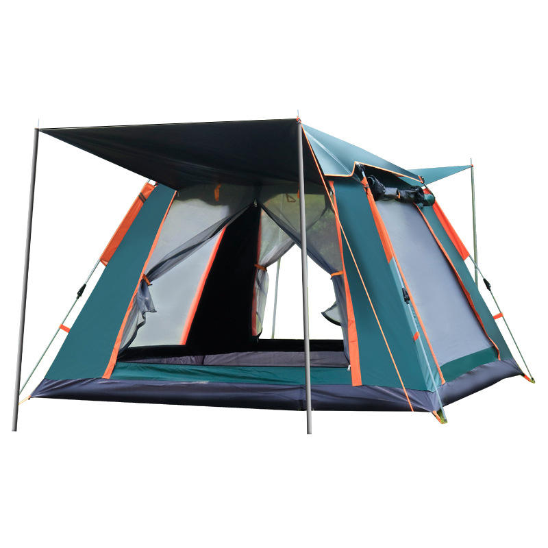 Tente imperméable de camping ventilé à 2 portes