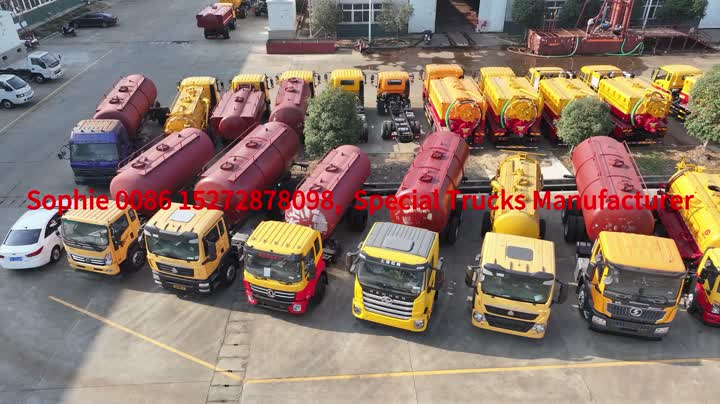 Camiones de succión de aguas residuales