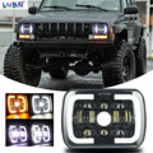 Factory Wholesale Low Price Arrow Drl Amber Turn Signal Lamps Offroad Square 12v 45w 4x6