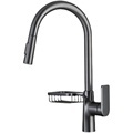 Single Handle Pull Down Brass Kitchen Faucet - Hot and Cold Water1