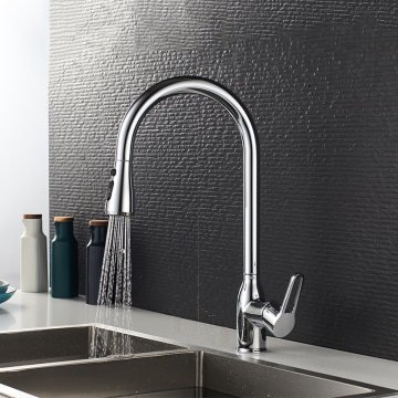  Factory Outlet Brass Pull Down Kitchen Tap Mixer