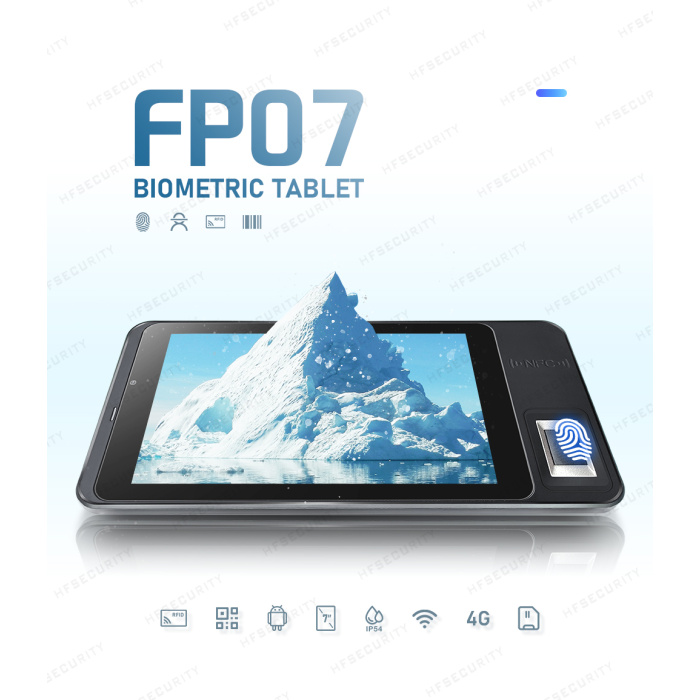 FP07 Fingerprint Face Recognition Biometric Tablet