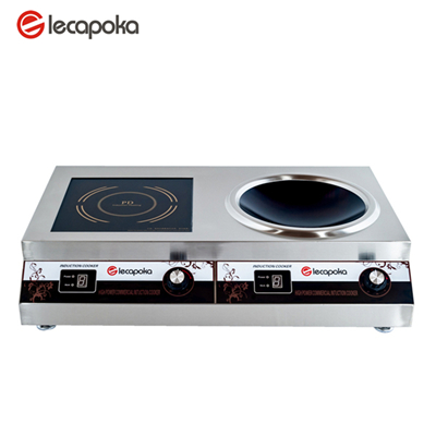 multi function foshan 5000w 5kw china all metal  large national two plate double 2 burner electric induction cooker commercial 