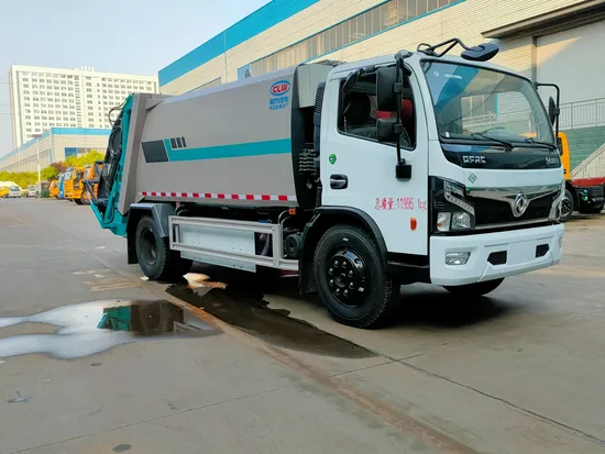 Mesra Alam &amp; Penjimatan Tenaga Dongfeng 4X2 10cbm CNG-Powered Squeeze Refuse Truck1